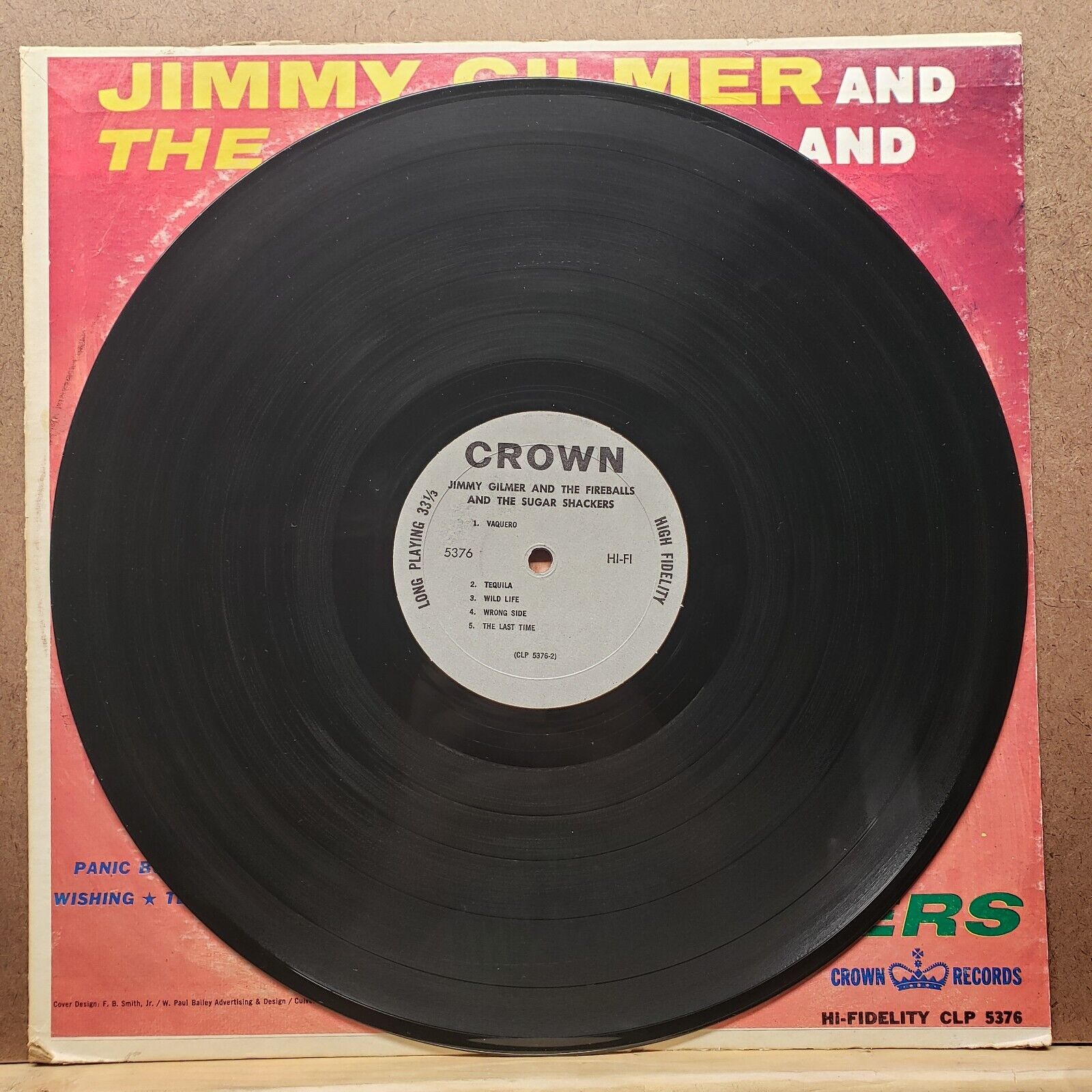 Jimmy Gilmer And The Fireballs And The Sugar Shackers - 5376 - Vinyl Record LP
