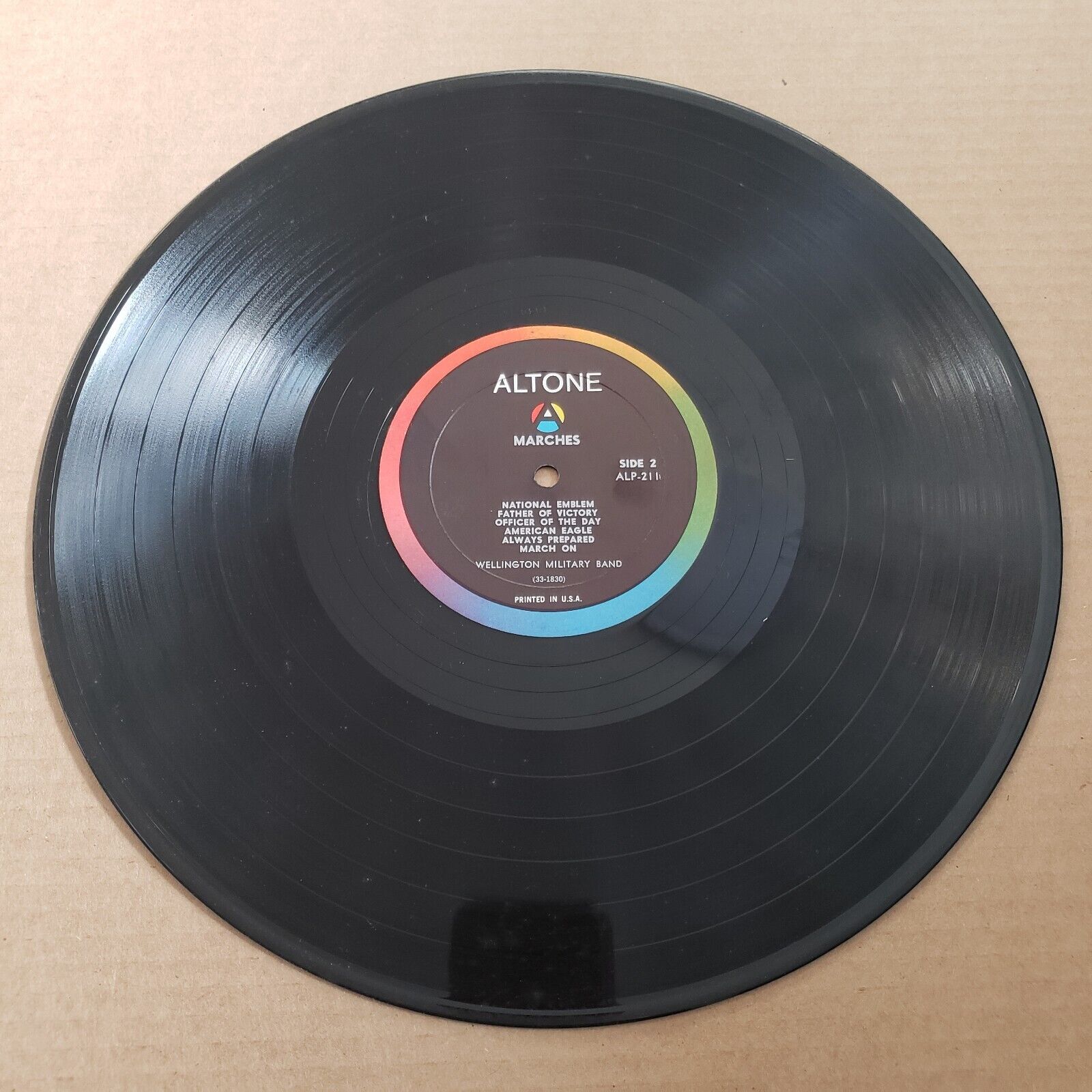 Wellington Military Band - Marches -  Vinyl Record LP