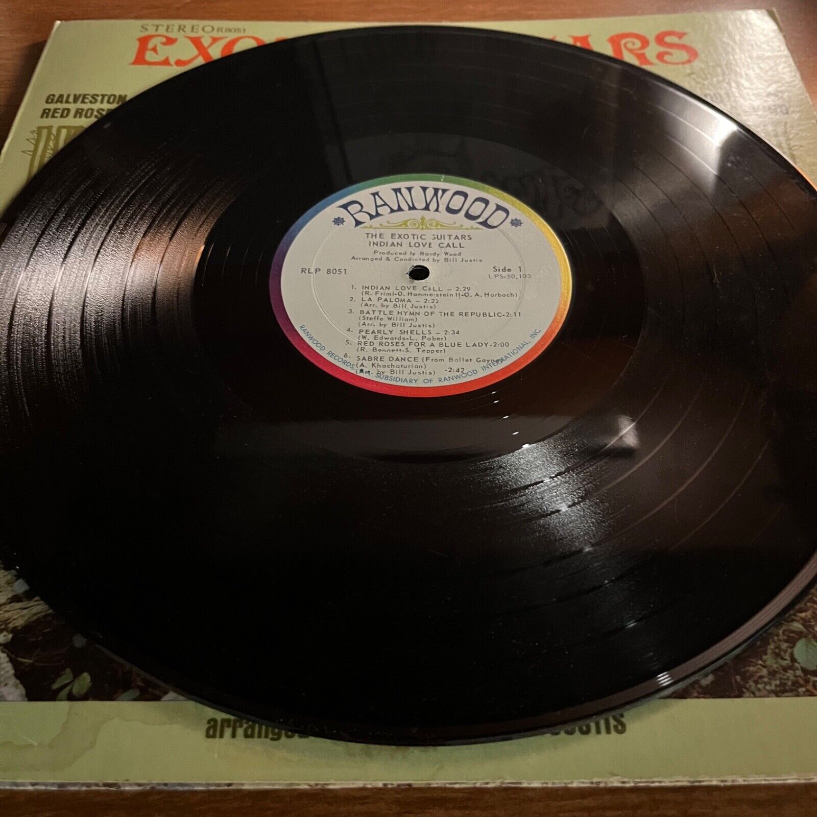 Randy Wood - The Exotic Guitars Indian Love Call - RLP 8051 - Vinyl Record LP