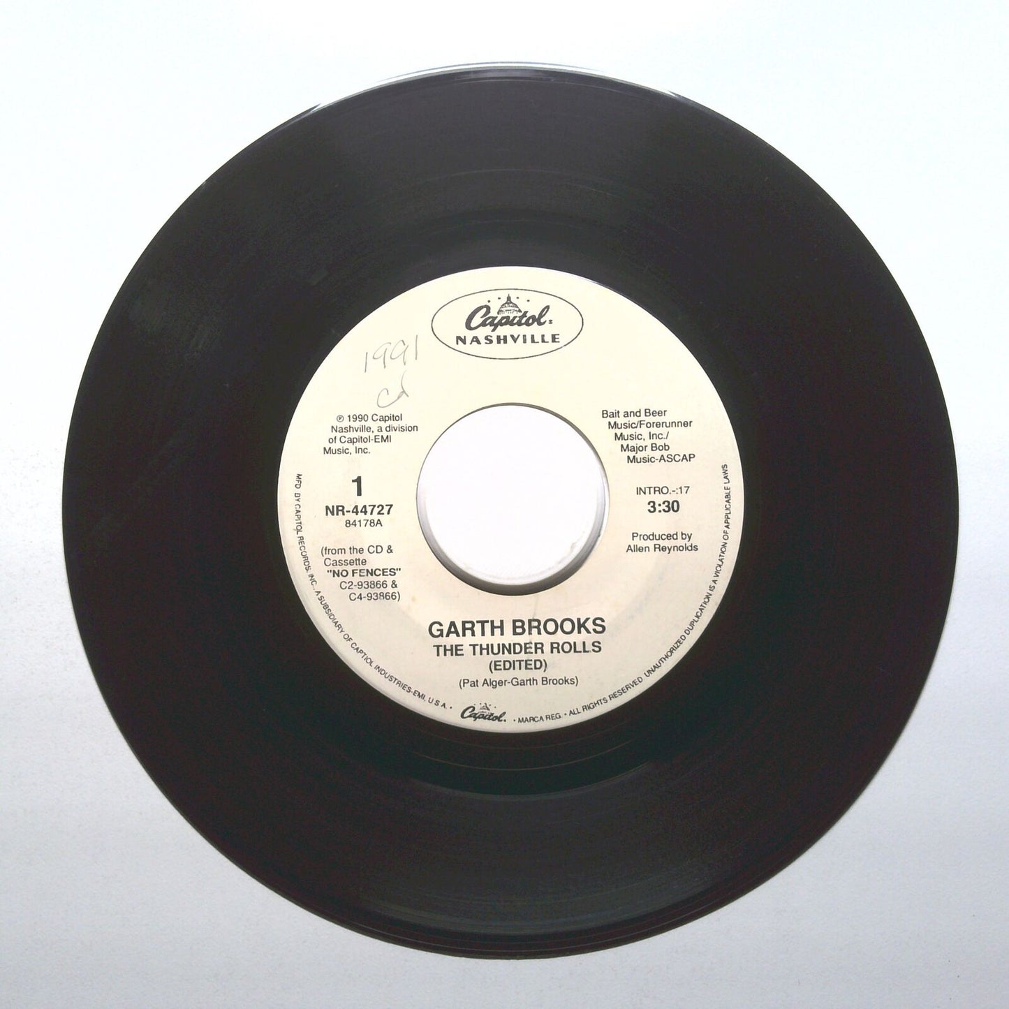 Garth Brooks - Victim Of The Game; The Thunder Rolls - Vinyl 45 RPM 7"