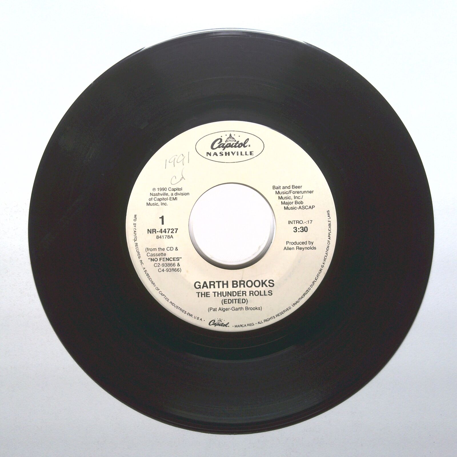 Garth Brooks - Victim Of The Game; The Thunder Rolls - Vinyl 45 RPM 7"