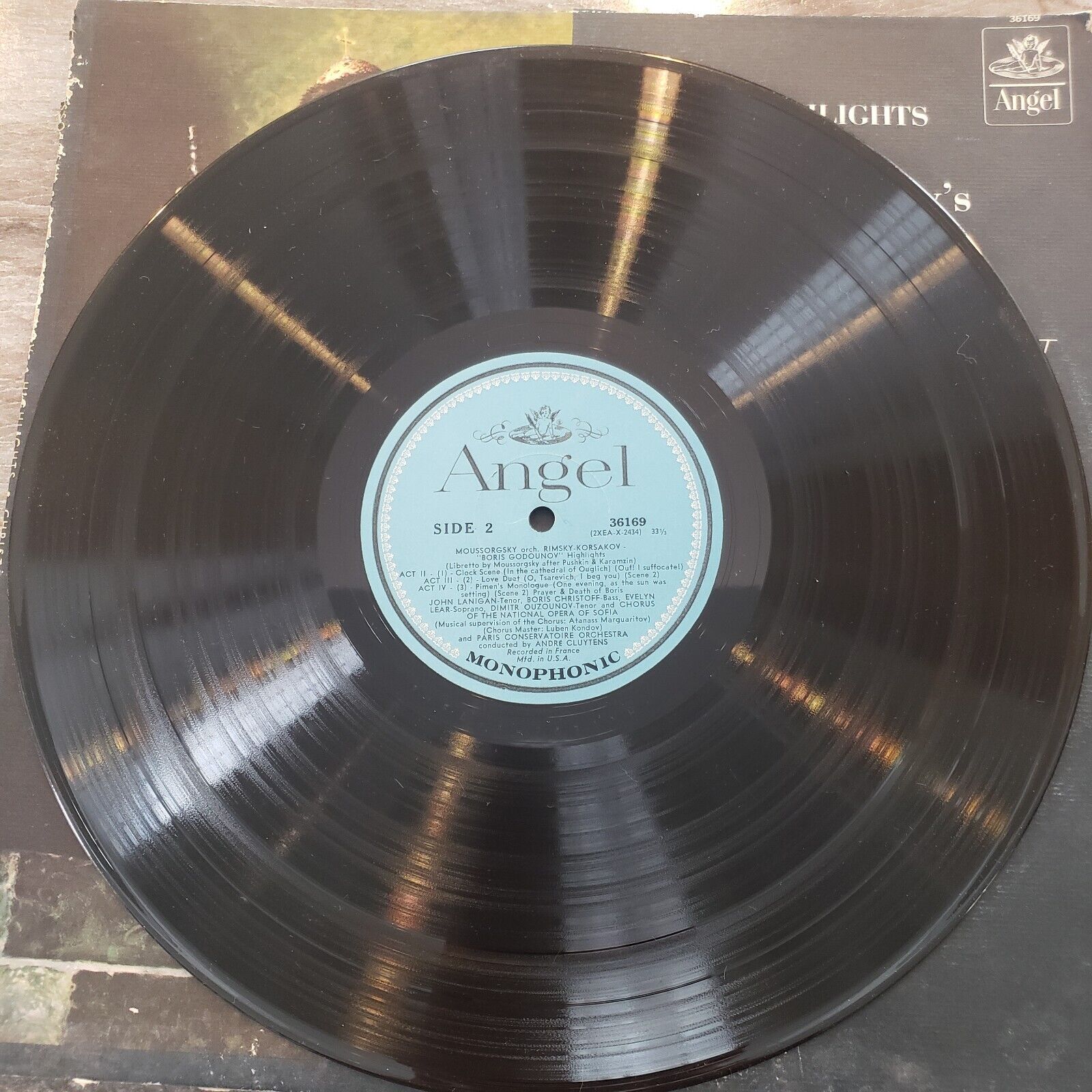Boring Godounov - Moussorgsky - Qndre Cluytens - Vinyl Record LP