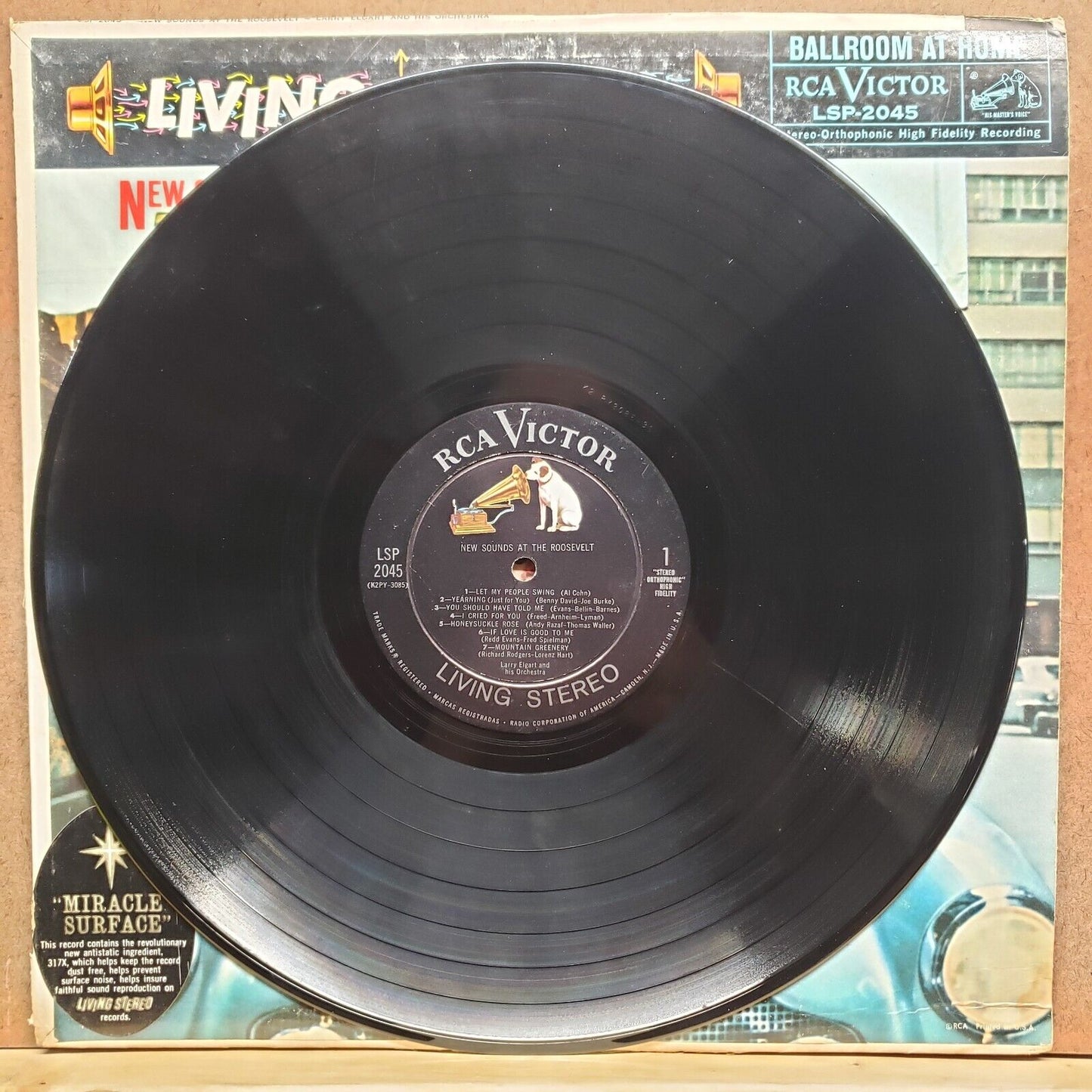 New Sounds At The Roosevelt - Larry Elgart - LSP 2045 - Vinyl Record LP