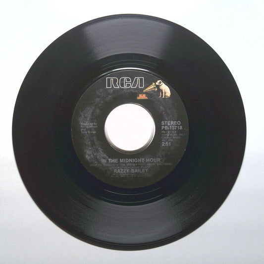 Razzy Bailey - In The Midnight Hour; Mr. Melody Man - Vinyl 45 RPM 7"