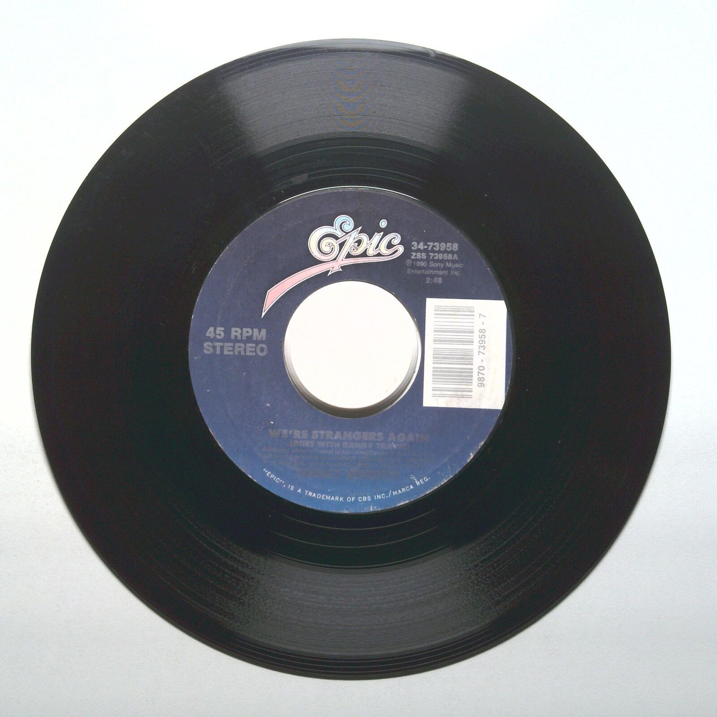 Tammyt Wynette - We're Strangers Again; If You Were The Friend - Vinyl 45 RPM 7"