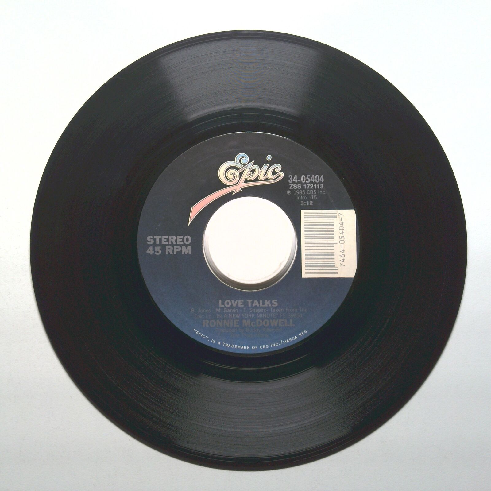 Ronnie McDowell - She Lays Me Down; Love Talks - Vinyl 45 RPM 7"