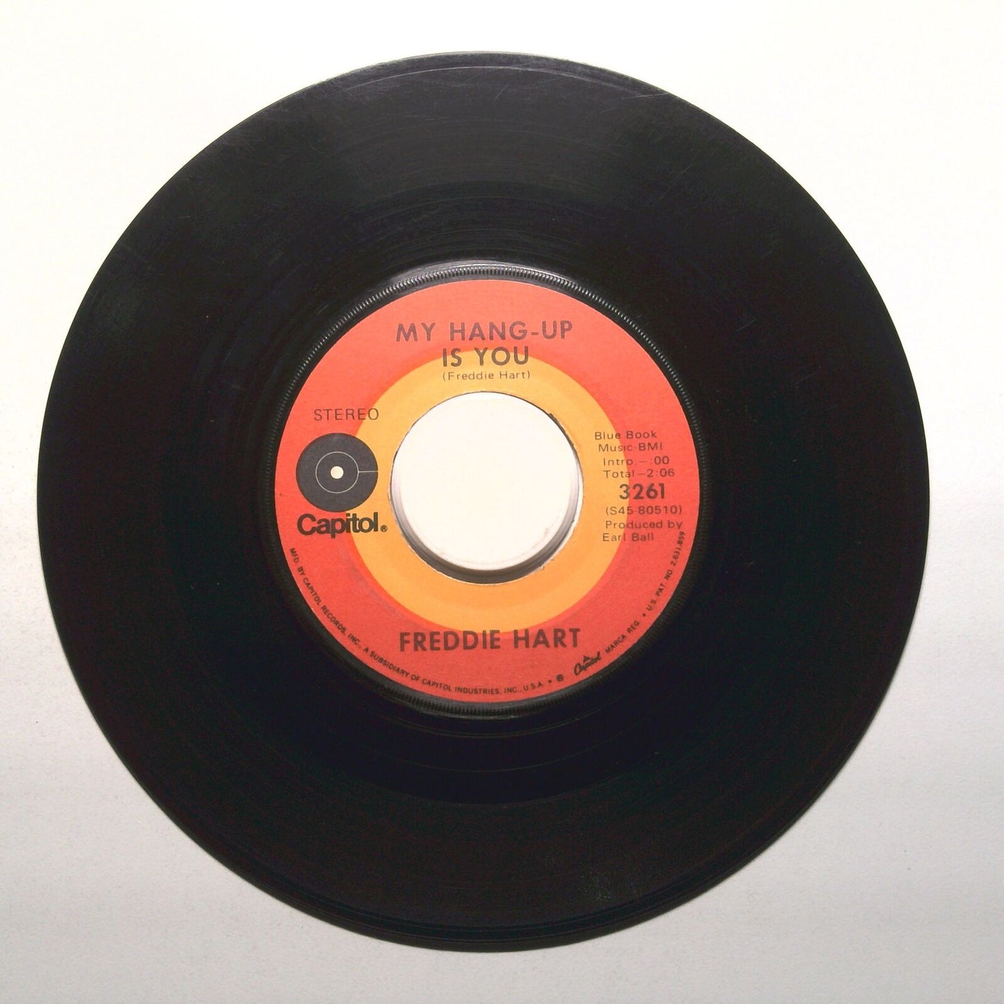 Freddie Hart - My Hang-Up Is You; Big Bad Wolf - Vinyl Record 45 RPM 7"