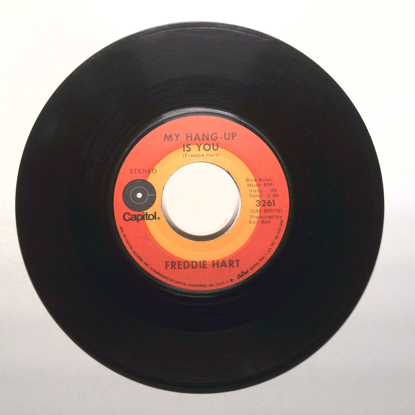 Freddie Hart - My Hang-Up Is You; Big Bad Wolf - Vinyl Record 45 RPM 7"