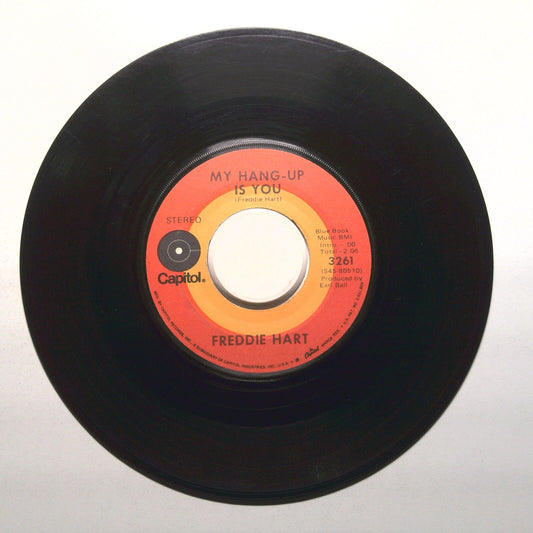 Freddie Hart - My Hang-Up Is You; Big Bad Wolf - Vinyl Record 45 RPM 7"