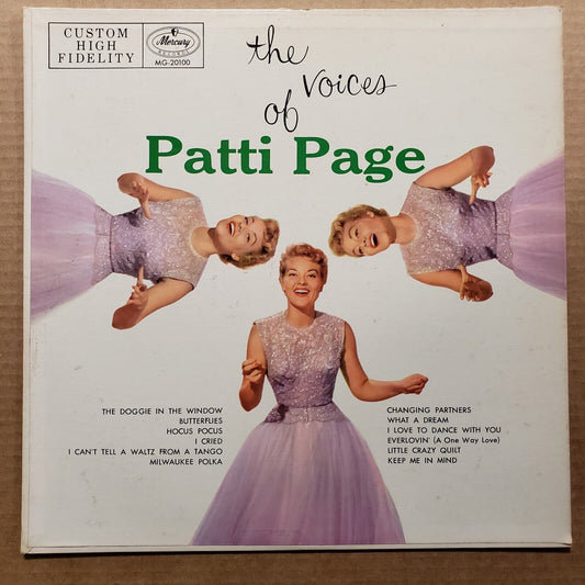 The Voice Of Patti Page - MG 20100 Vinyl Record LP