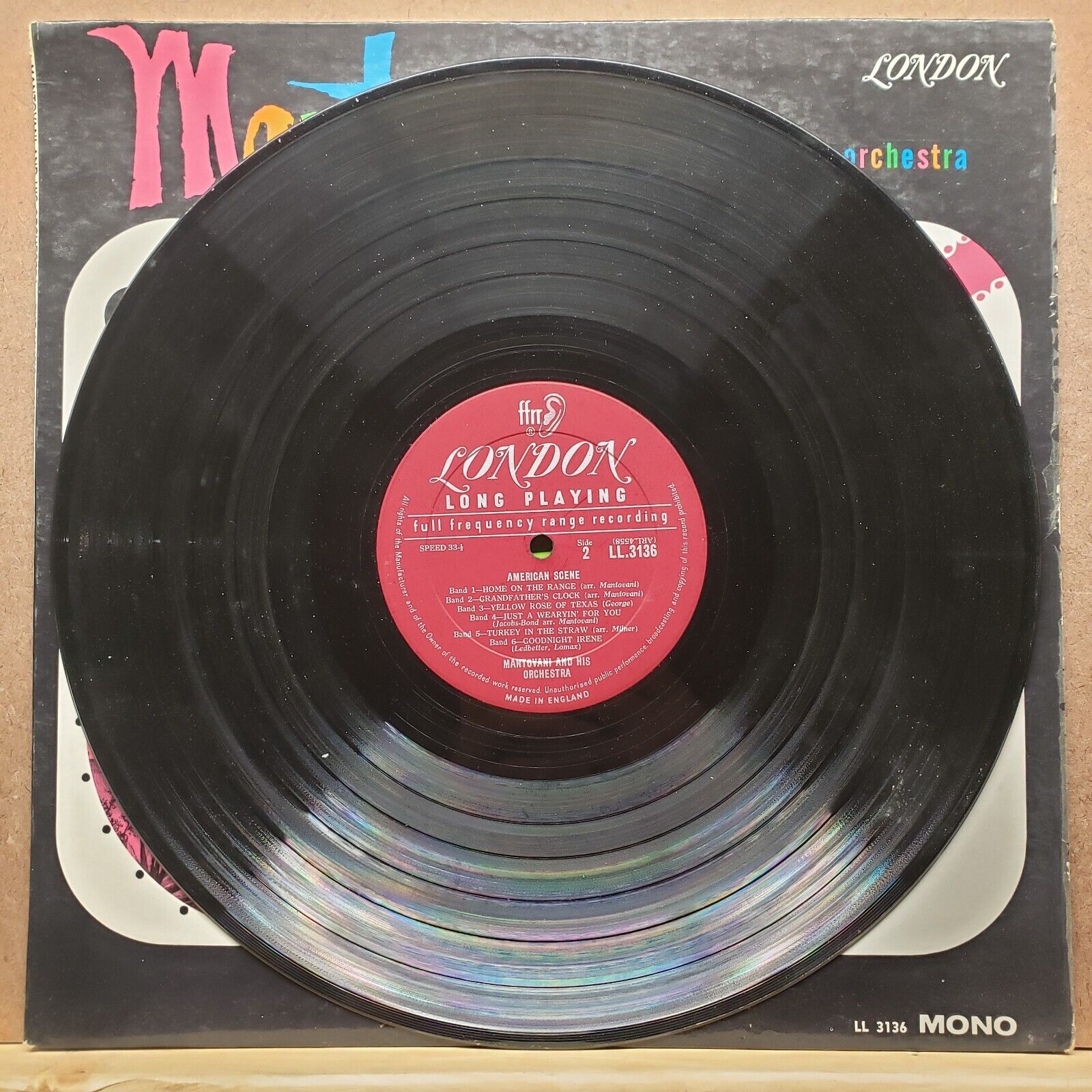 Stephen Foster and American Scene - Mantovani And His Orchestra -Vinyl Record LP