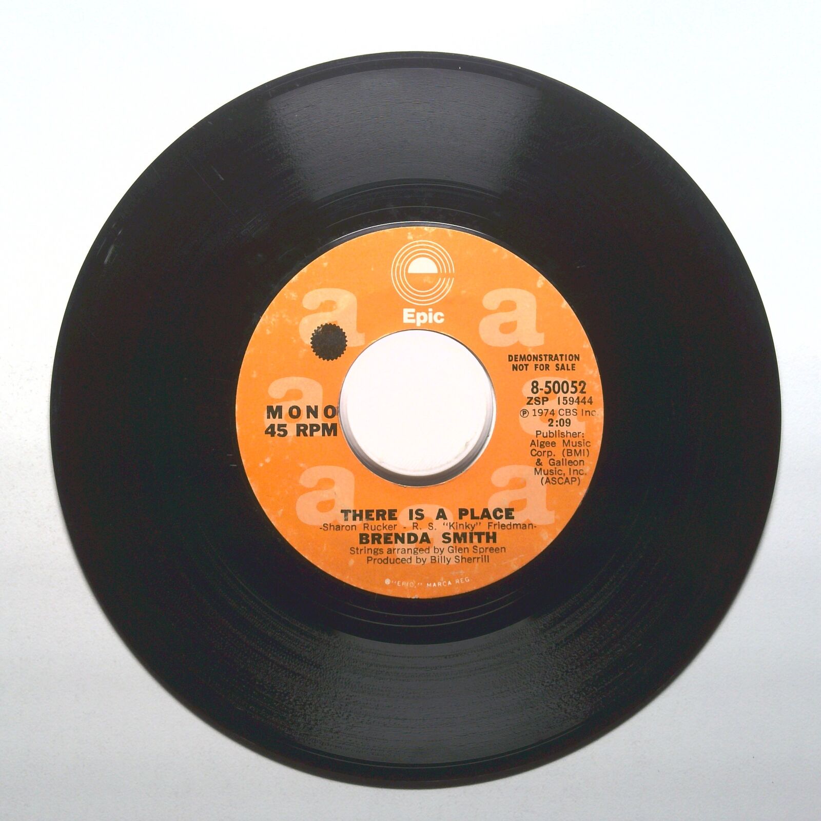 Brenda Smith - There Is A Place - Demo/Promo Vinyl 45 RPM 7"