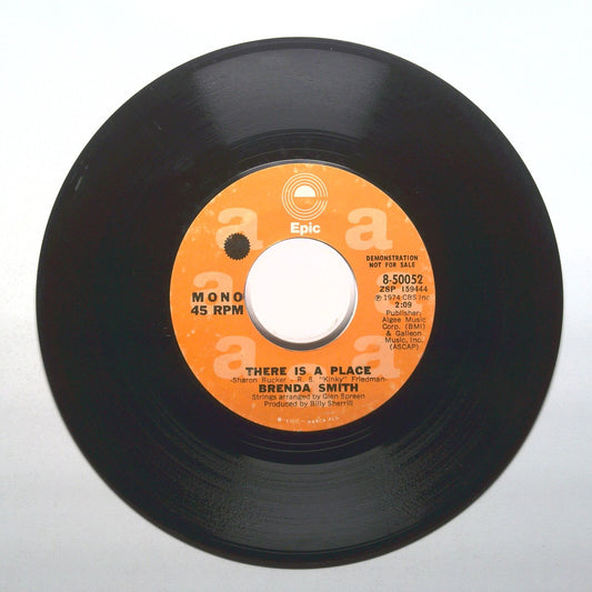 Brenda Smith - There Is A Place - Demo/Promo Vinyl 45 RPM 7"