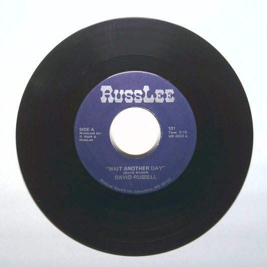 David Russel - Wait Another Day - Vinyl 45 RPM 7"