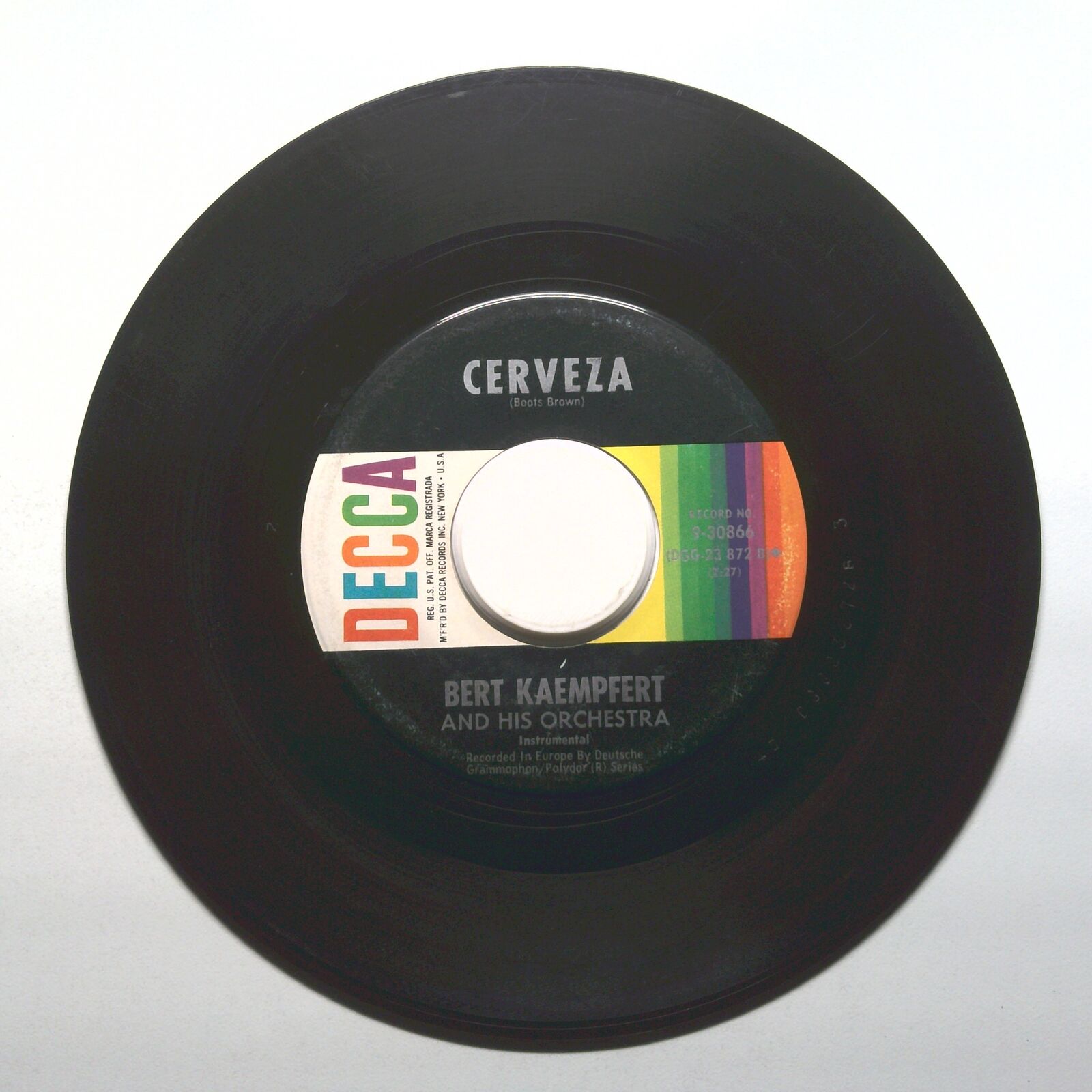 Bert Kaempfert - Cerveza; Catalania - Vinyl 45 RPM 7"