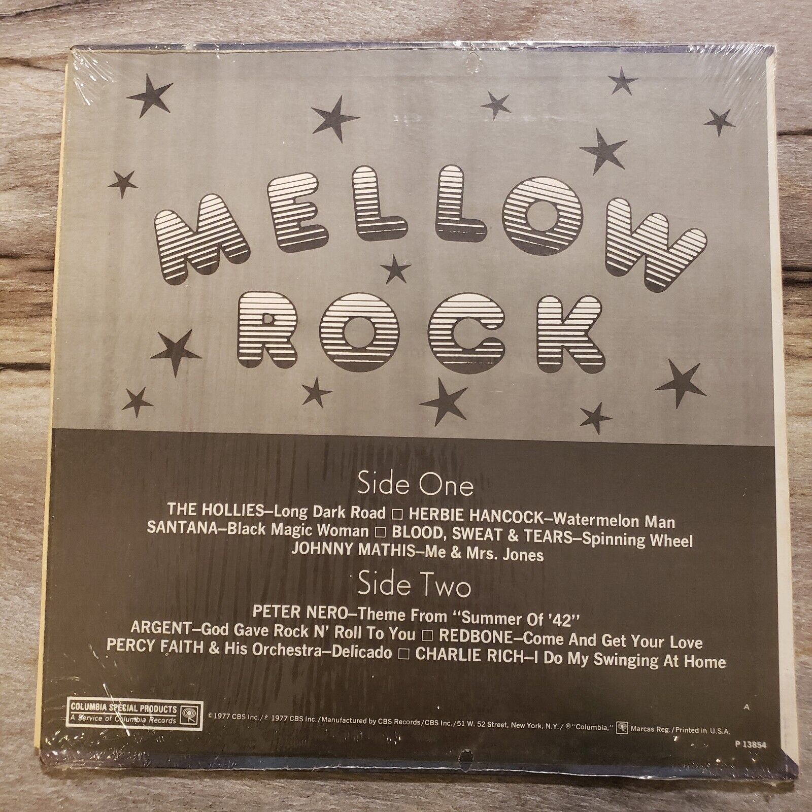 Columbia Special Products - Mellow Rock - 1977 P 13854 Vinyl Record LP