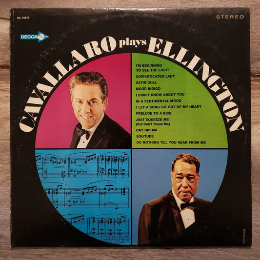 Carmen Cavallaro - Cavallaro plays Ellington - DL 74774 - Vinyl Record LP