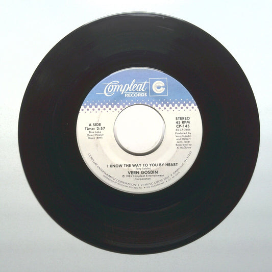 Vern Gosdin - I Know The Way To You By Heart; Rainbows And Roses - 45 PRM 7"