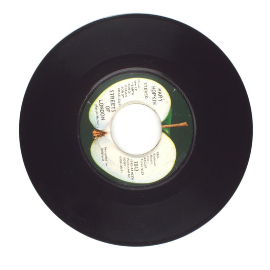 Mary Hopkin - Streets of London; Water Paper & Clay - Vinyl Record 45 RPM 7"