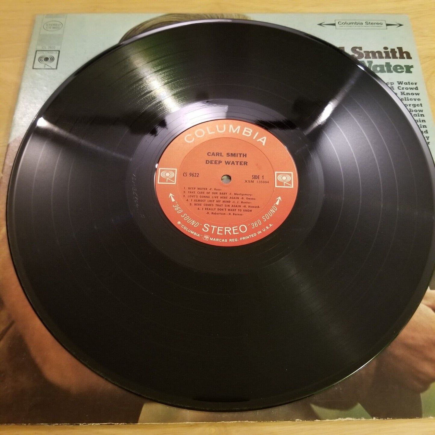 Carl Smith - Deep Water - CS-9622 Vinyl Record LP