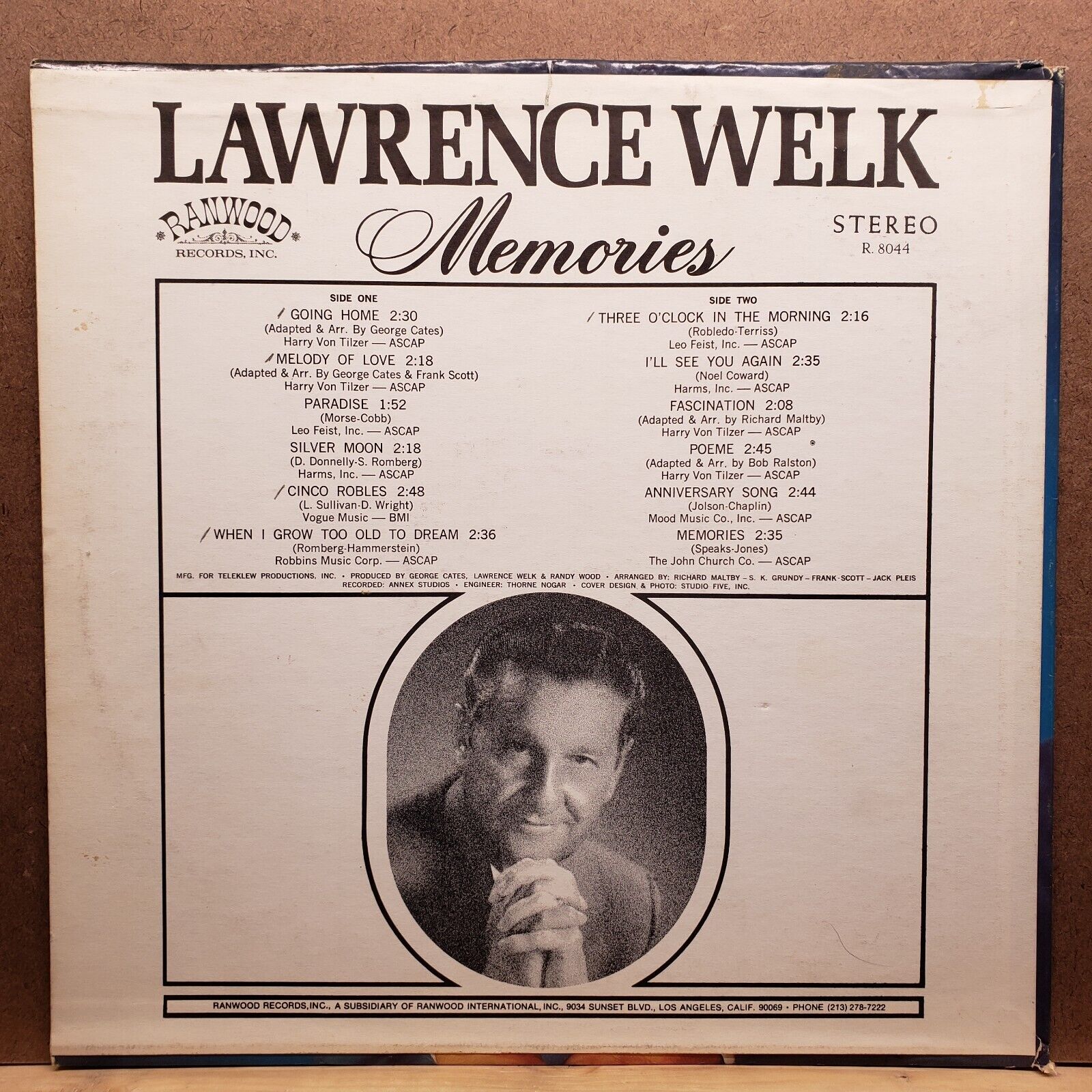 Lawrence Welk - Memories - LPS-50,088 - Vinyl Record LP