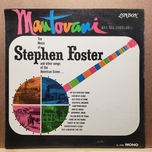 Stephen Foster and American Scene - Mantovani And His Orchestra -Vinyl Record LP