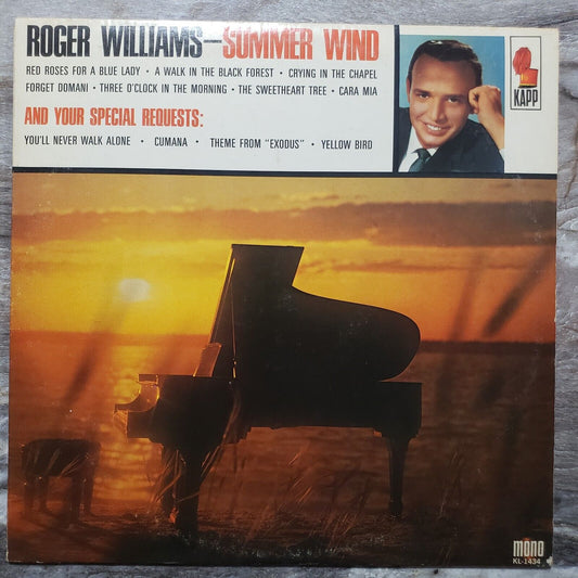 Roger Williams - Summer Wind - KL-1434 Vinyl Record LP
