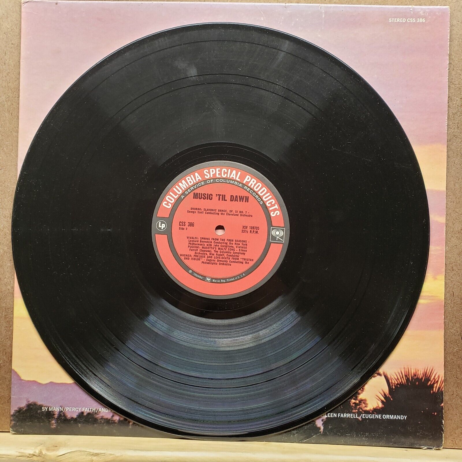 Music 'Til Dawn - CSS 386 - Vinyl Record LP