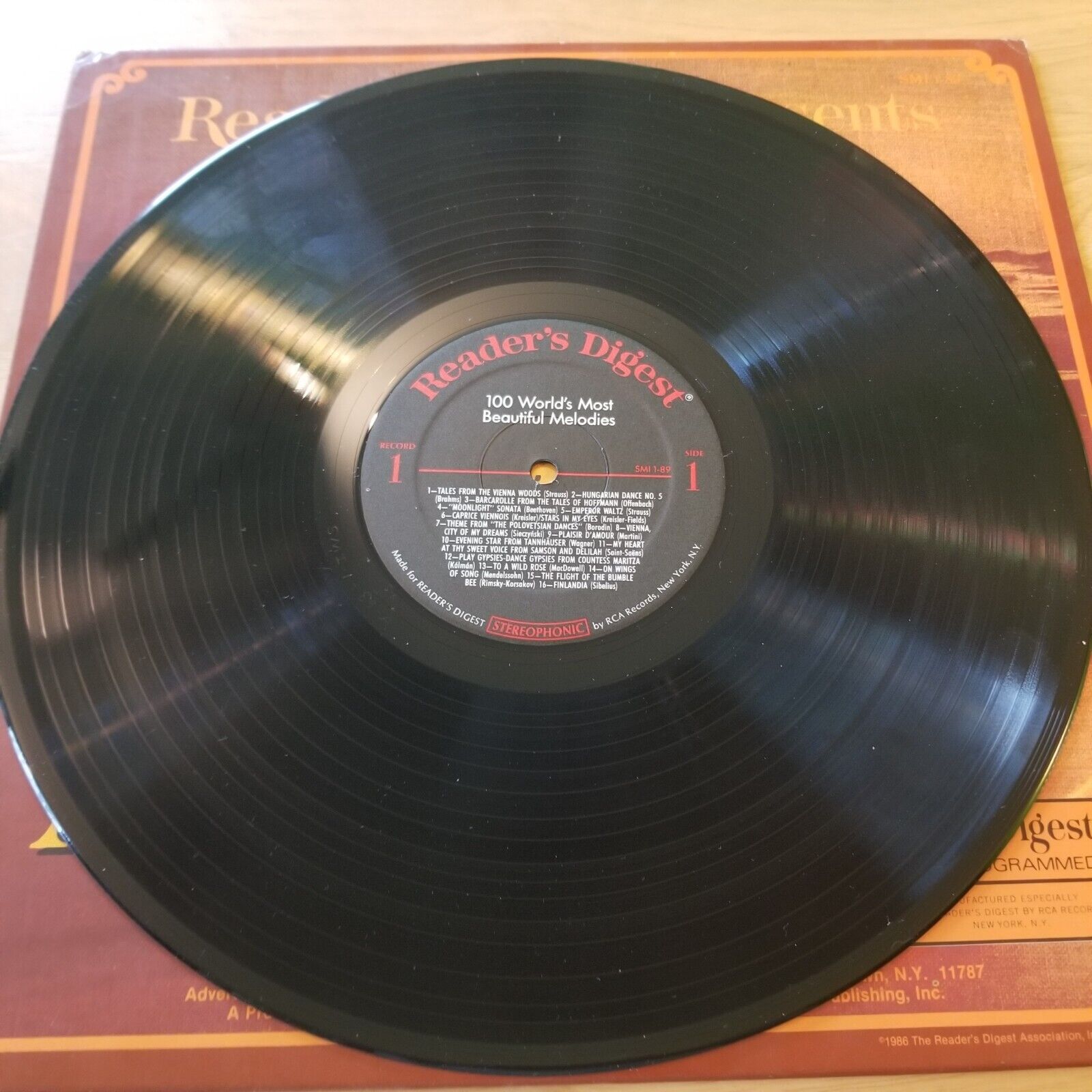 Reader's Digest - 100 World's Most Beautiful Melodies Vol. 1 - SMI-189 Vinyl