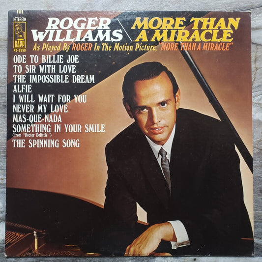 Roger Williams - More Than A Miracle - KS-3550 Vinyl Record LP