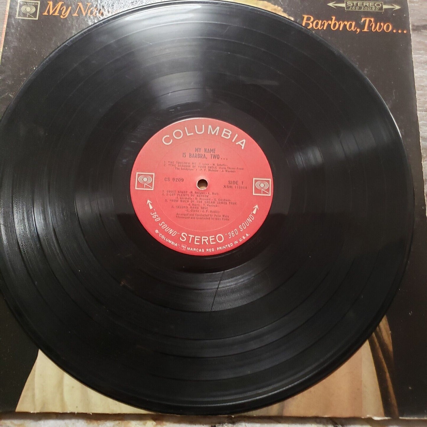 Barbra Streisand - My Name Is Barbra,, Two... - CS 9209 Vinyl Record LP