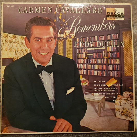 Carmen Cavallaro Remembers Eddy Duchin - DL 8661 Vinyl Record LP