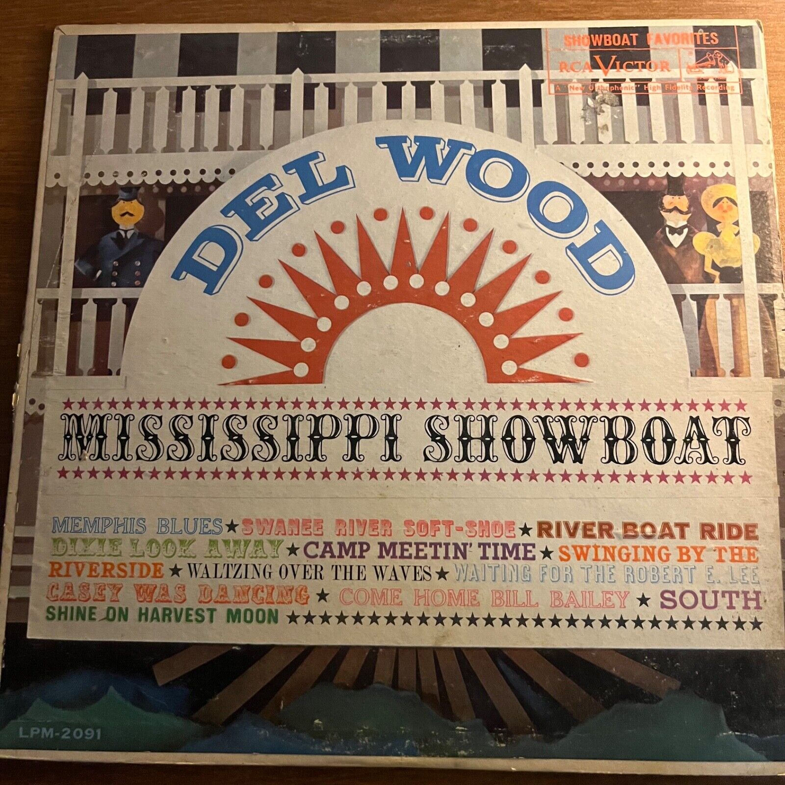 Rep Wood - Mississippi Showboat - LPM 2091 - Vinyl Record LP