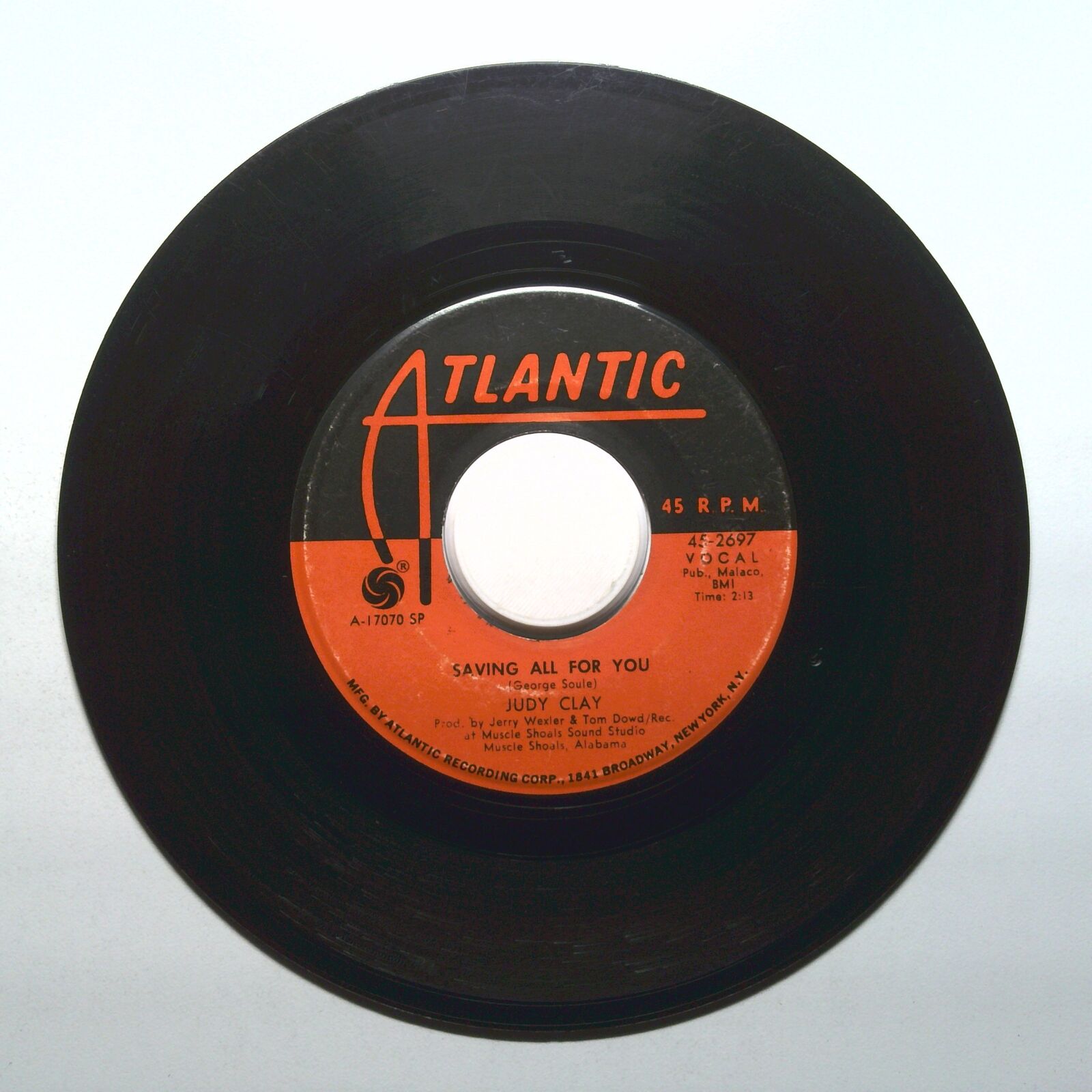 Judy Clay - Saving All For You; Greatest Love - Vinyl 45 RPM 7"