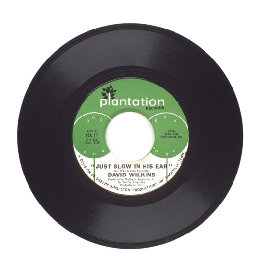 David Wilkins - Just Blow in His Ear; Government Inspected - Vinyl 45 RPM 7"