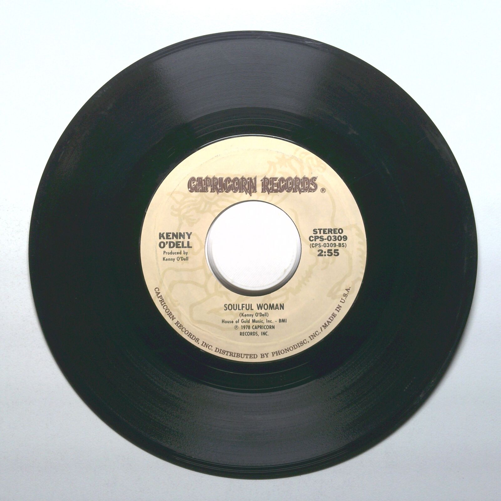 Kenny O'Dell - Soulful Woman; As Long As I Can Wake Up In Your Arms - 45 RPM 7"
