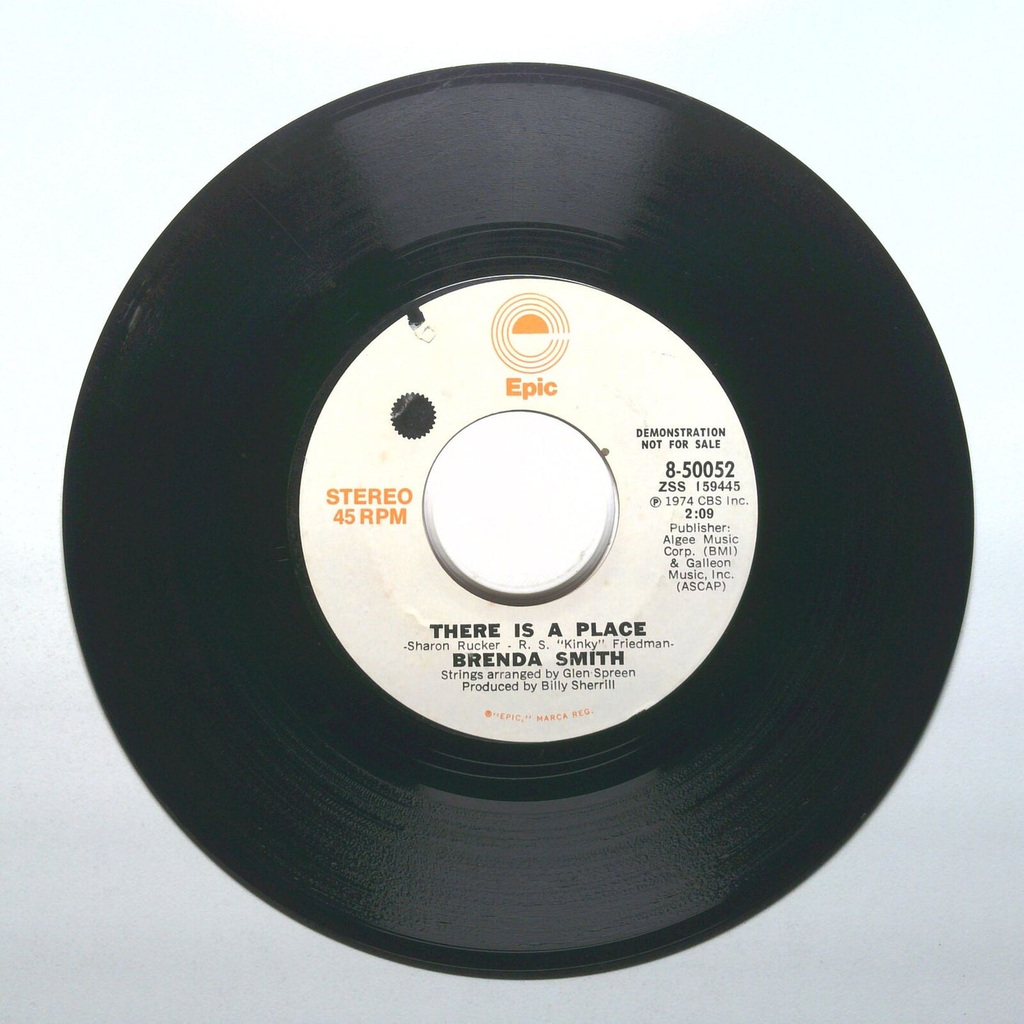 Brenda Smith - There Is A Place - Demo/Promo Vinyl 45 RPM 7"