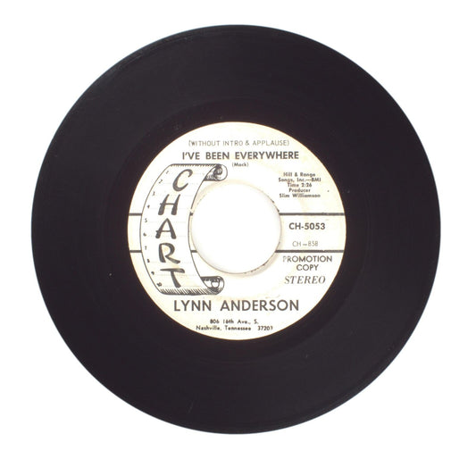 LYNN ANDERSON - I'VE BEEN EVERYWHERE - Vinyl Record 45 RPM 7"