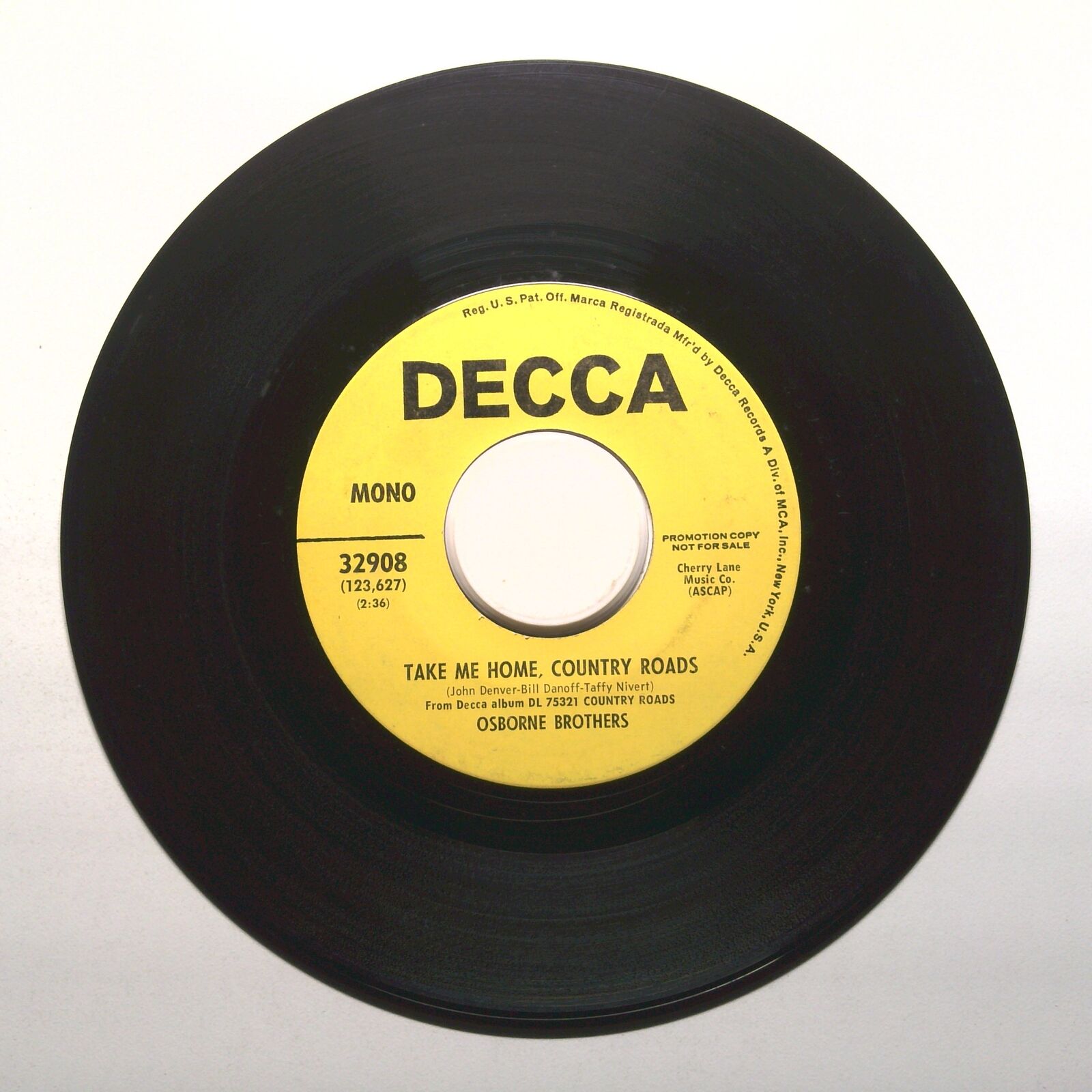 Osborne Brothers - Tears Are No Stranger; Take Me Home, Country Roads