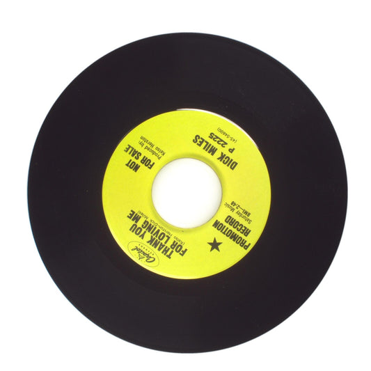Dick Miles - Thank You for Loving Me; Cap'n - Vinyl Record 45 RPM 7"