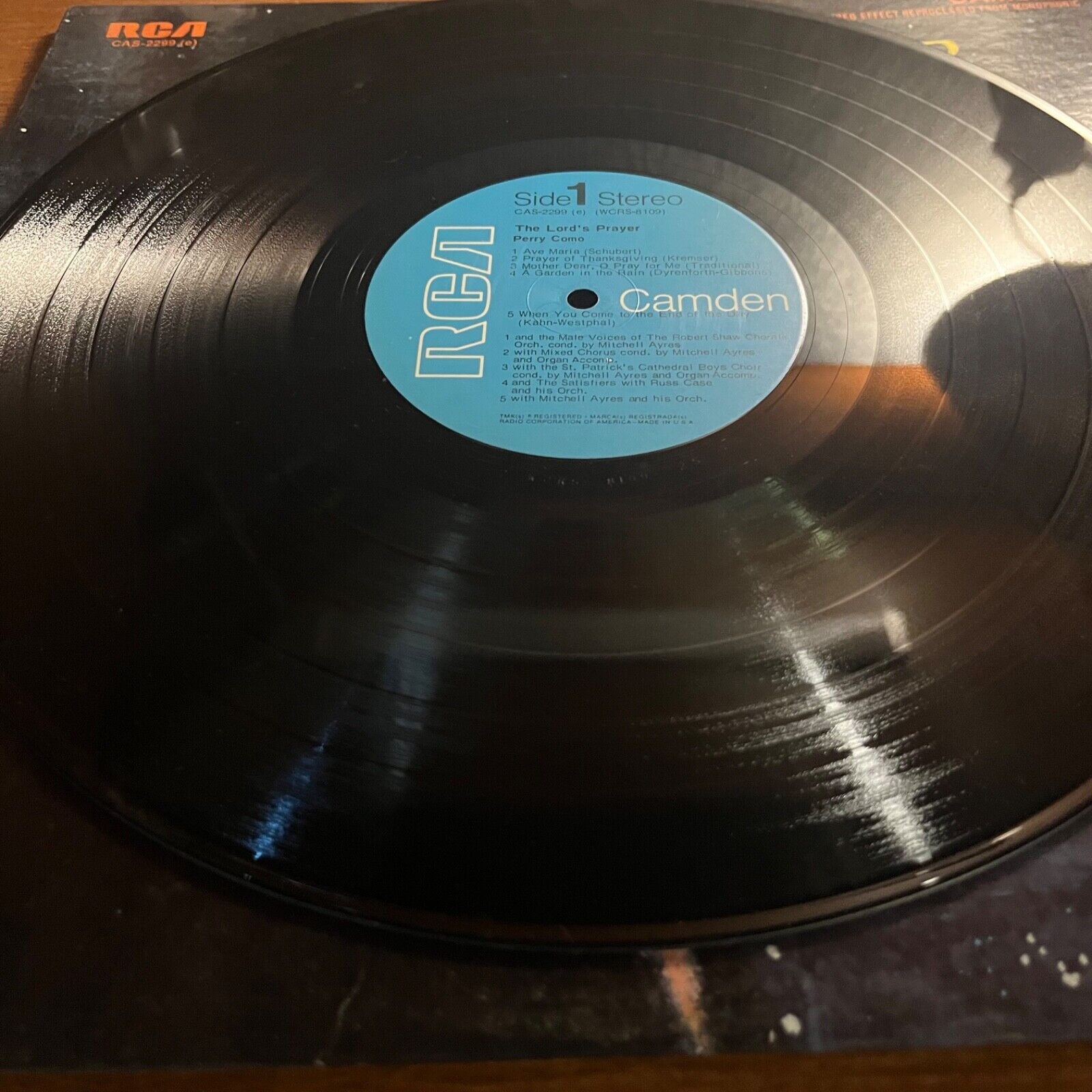 Perry Como - The Lord’s Prayer - CAS 2299 - Vinyl Record LP
