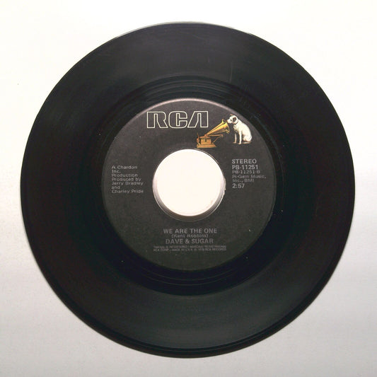 Dave & Sugar - We Are The One; Gotta Quit Lookin' At You Baby - Vinyl 45 RPM 7"