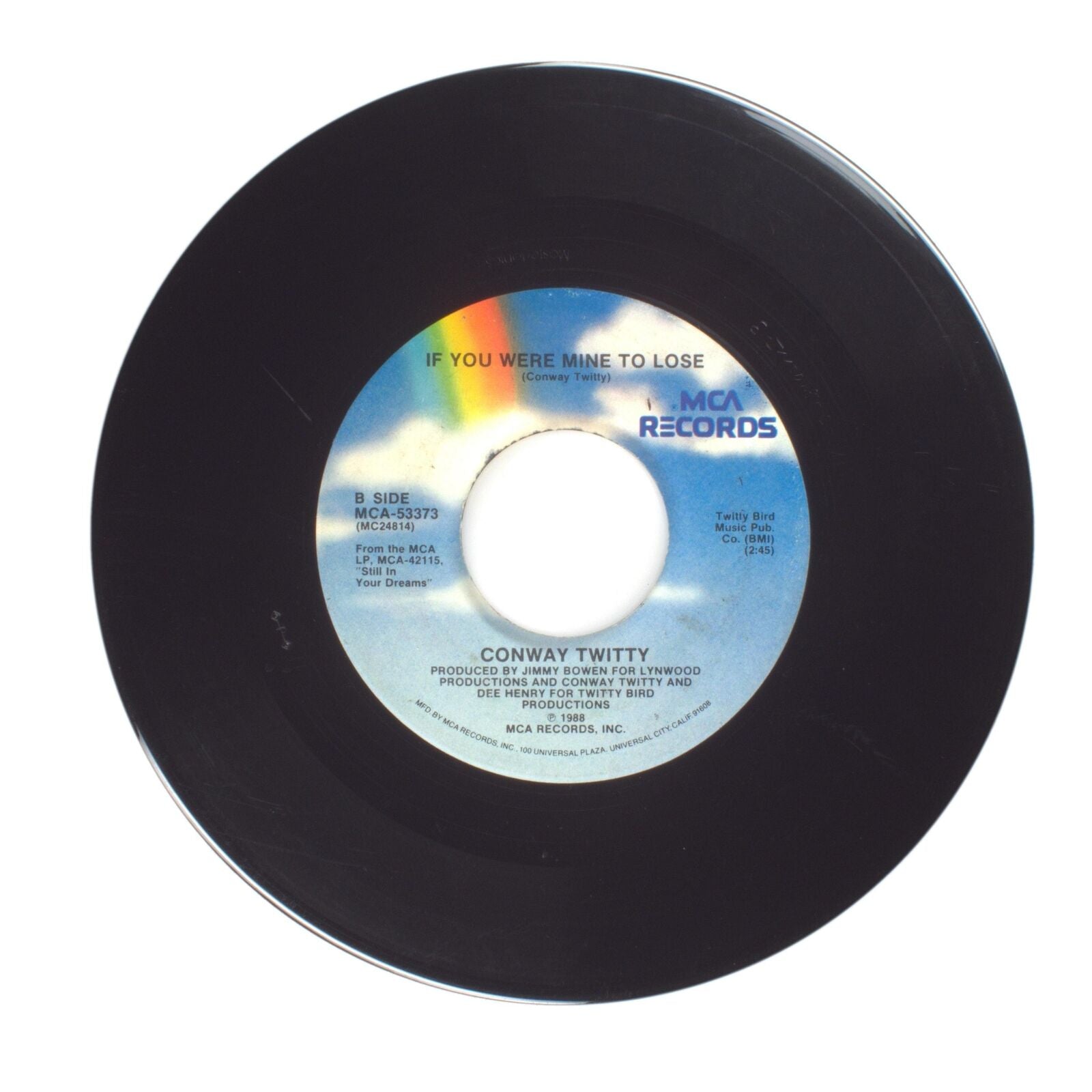 Conway Twitty - If You Were Mine to Lose; Saturday Night Special - 45 RPM 7"
