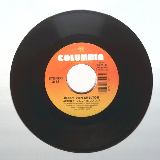 Ricky Van SHelton - After The Lights Go Out; Oh Heart Of Mine - Vinyl 45 RPM 7"