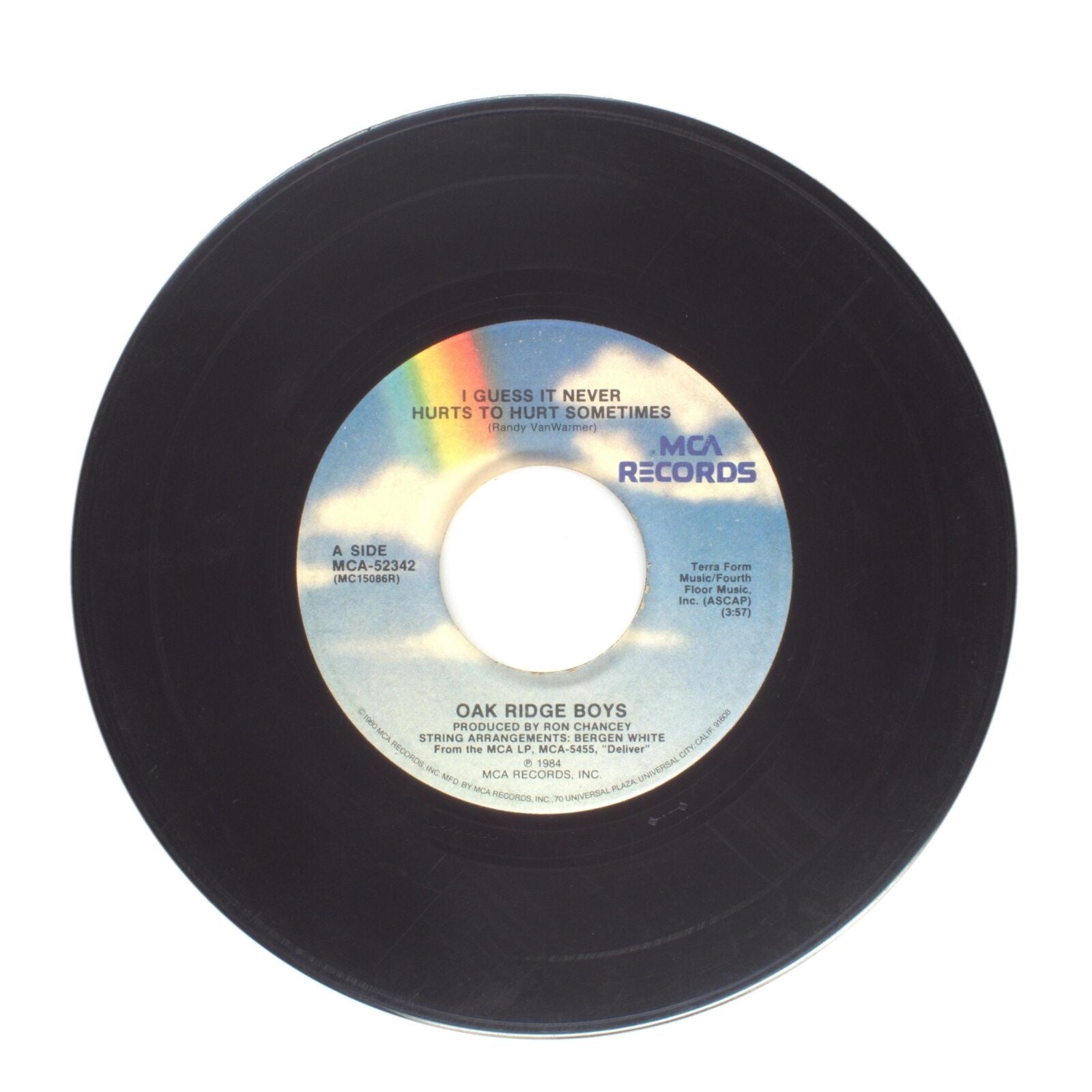 Oak Ridge Boys - Through My Eyes; I Guess It Never Hurts to Hurt Sometimes - 45