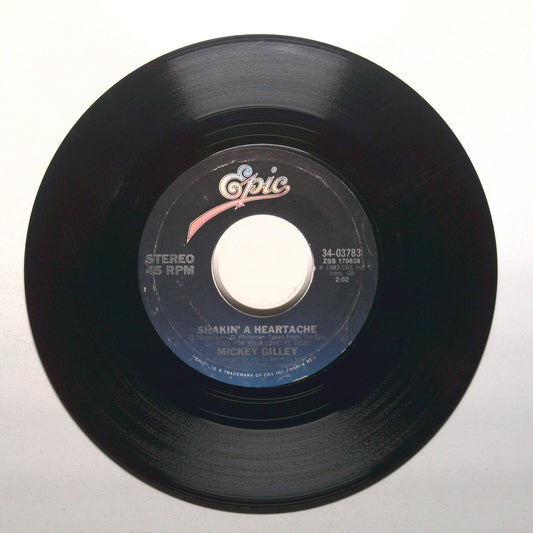 Mickey Gilley - Shakin' a Heartache; Fool for Your Love - Vinyl Record 45 RPM 7"
