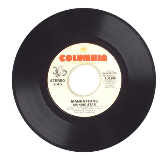 Manhattans - Shining Star - Vinyl Record 45 RPM 7"