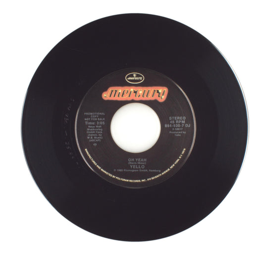Yello - Oh Yeah - Vinyl Record 45 RPM 7"