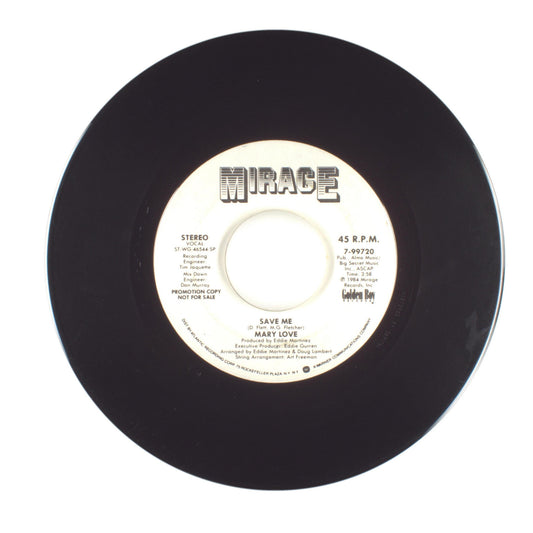 Mary Love - Save Me - Vinyl Record 45 RPM 7"