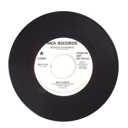 Matchbox - Midnite Dynamos - Vinyl Record 45 RPM 7"